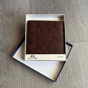 Stafford Full Grain Leather Hipster Wallet